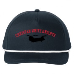 Snapback Five-Panel Rope Hat