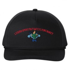 Snapback Five-Panel Rope Hat