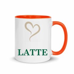 11oz Ceramic Mug with Color Inside