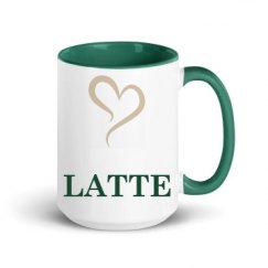 15oz Ceramic Mug with Color Inside