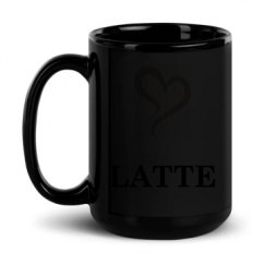 15oz Black Glossy Mug