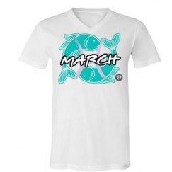 Unisex V-Neck Jersey Tee