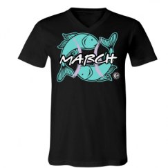 Unisex V-Neck Jersey Tee