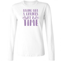 Ladies Relaxed Fit Basic Long Sleeve Tee