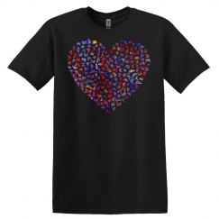 Butterflies Butterflies in heart