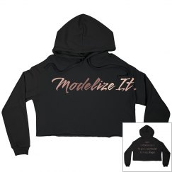 Modelize It Crop Hoodie