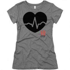 Ladies Slim Fit Super Soft Triblend Tee