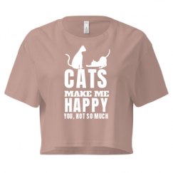 Ladies Festival Cali Crop Top Tee