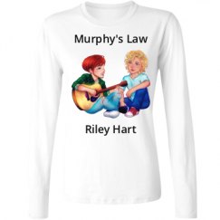 Ladies Relaxed Fit Basic Long Sleeve Tee