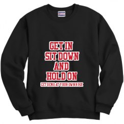 Unisex Film and Foil Crewneck Sweatshirt