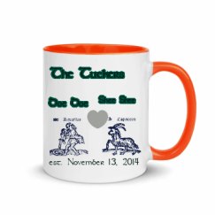 11oz Ceramic Mug with Color Inside