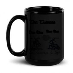 15oz Black Glossy Mug