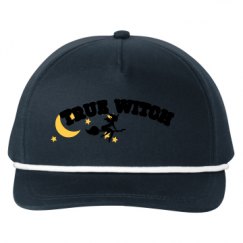 Snapback Five-Panel Rope Hat