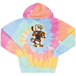 Unisex Tie-Dye Fleece Hoodie