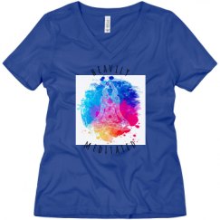 Ladies Relaxed Fit V-Neck Tee