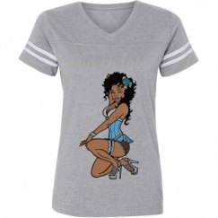 Ladies Relaxed Fit Vintage Sports Tee