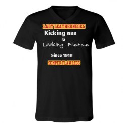 Unisex V-Neck Jersey Tee