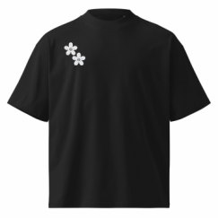 Unisex Organic Oversized High Neck T-Shirt