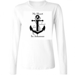 Ladies Relaxed Fit Basic Long Sleeve Tee