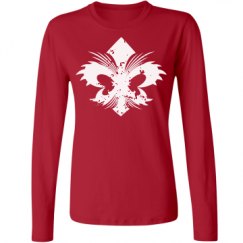 Ladies Relaxed Fit Basic Long Sleeve Tee