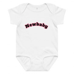 newbaby teddy New letterring White