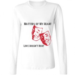 Ladies Relaxed Fit Basic Long Sleeve Tee