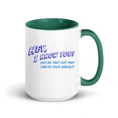 15oz Ceramic Mug with Color Inside