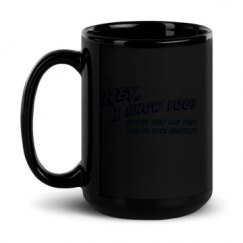 15oz Black Glossy Mug