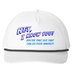 Snapback Five-Panel Rope Hat