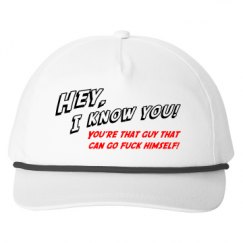 Snapback Five-Panel Rope Hat