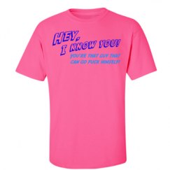 Unisex Ultra Cotton Safety Neon Crewneck Tee