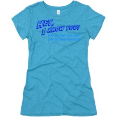 Ladies Slim Fit Super Soft Triblend Tee
