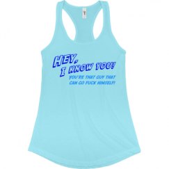 Ladies Slim Fit Racerback Tank Top