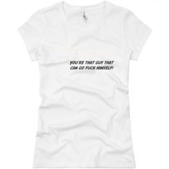 Ladies Slim Fit Basic Promo Jersey Tee