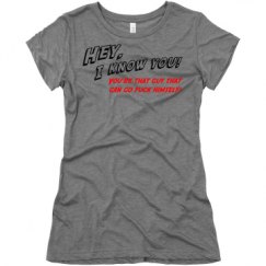 Ladies Slim Fit Super Soft Triblend Tee