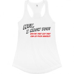 Ladies Slim Fit Racerback Tank Top