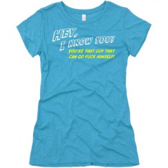 Ladies Slim Fit Super Soft Triblend Tee