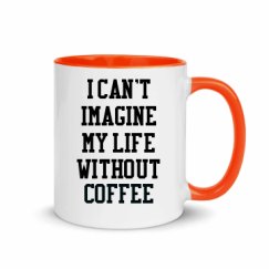 11oz Ceramic Mug with Color Inside