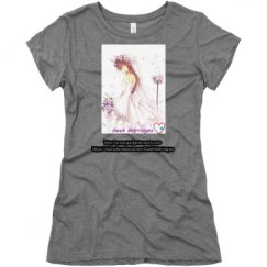 Ladies Slim Fit Super Soft Triblend Tee