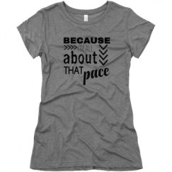 Ladies Slim Fit Super Soft Triblend Tee