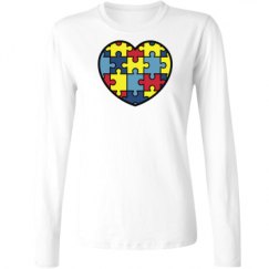 Ladies Relaxed Fit Basic Long Sleeve Tee