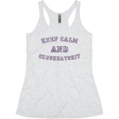 Ladies Slim Fit Super Soft Racerback Triblend Tank