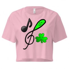 Ladies Festival Cali Crop Top Tee