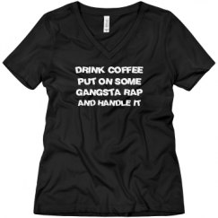 Ladies Relaxed Fit V-Neck Tee