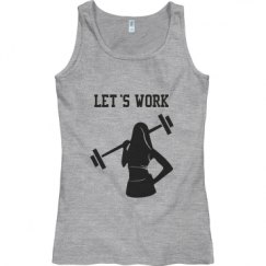 Ladies Semi-Fitted Basic Promo Tank