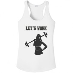 Ladies Athletic Performance Racerback Tank