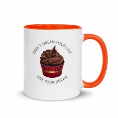 11oz Ceramic Mug with Color Inside