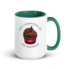 15oz Ceramic Mug with Color Inside