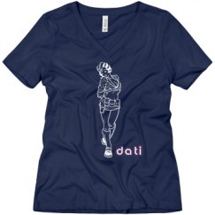 Ladies Relaxed Fit V-Neck Tee