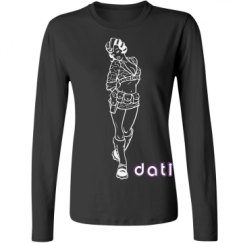 Ladies Relaxed Fit Basic Long Sleeve Tee